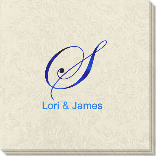 Presidential Initial Carte Napkins